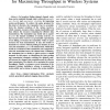 Optimal joint probing and transmission strategy for maximizing throughput in wireless systems