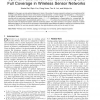 Optimal Patterns for Four-Connectivity and Full Coverage in Wireless Sensor Networks