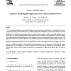 Optimal planning in large multi-site production networks