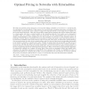 Optimal Pricing in Networks with Externalities