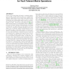 Optimal real number codes for fault tolerant matrix operations