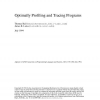 Optimally Profiling and Tracing Programs
