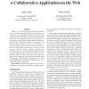 Optimistic Replication in Pharos, a Collaborative Application on the Web
