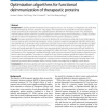 Optimization algorithms for functional deimmunization of therapeutic proteins