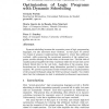 Optimization of Logic Programs with Dynamic Scheduling