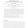 Optimization Services: A Framework for Distributed Optimization