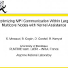 Optimizing MPI communication within large multicore nodes with kernel assistance