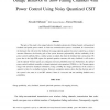 Outage behavior of slow fading channels with power control using noisy quantized CSIT