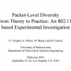 Packet-level diversity - from theory to practice: an 802.11-based experimental investigation