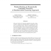 Packet Routing in Dynamically Changing Networks: A Reinforcement Learning Approach