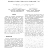 Parallel calculation of volcanoes for cryptographic uses
