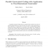 Parallel constrained coding with application to two-dimensional constraints