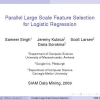 Parallel Large Scale Feature Selection for Logistic Regression.
