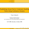 Parallelizing Union-Find in Constraint Handling Rules Using Confluence Analysis