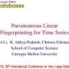 Parsimonious Linear Fingerprinting for Time Series
