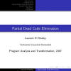Partial Dead Code Elimination