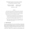 Partially Dynamic Concurrent Update of Distributed Shortest Paths