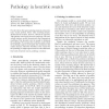 Pathology in heuristic search