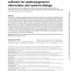 Pathway Tools version 13.0: integrated software for pathway/genome informatics and systems biology