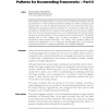 Patterns for Documenting Frameworks - Part II