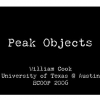 Peak Objects