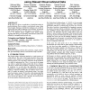 Pedestrian flow prediction in extensive road networks using biased observational data