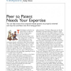 Peer to patent needs your expertise