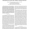 Performance Comparison of Optimal and Suboptimal Forward-Link Channel-Sharing Schemes