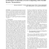 Performance Evaluation of Grid Computing with Parallel Routes Transmission