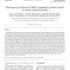 Performance evaluation of MAC transmission power control in wireless sensor networks