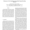 Performance of a Novel Algorithm for Perpendicular Magnetic Recording Simulation