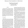 Performance of group communication over ad-hoc networks