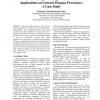 Performance of Sequence Alignment Bioinformatics Applications on General Purpose Processors: A Case Study