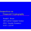Perspectives on Financial Cryptography