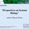 Perspectives on Systems Biology