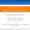 Phase Transition of Multivariate Polynomial Systems