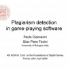 Plagiarism detection in game-playing software