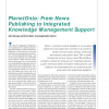 PlanetOnto: From News Publishing to Integrated Knowledge Management Support