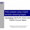 Policy Analysis Using a Hybrid Semantic Reasoning Engine