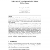 Policy-based Coordination in PAGODA: A Case Study