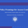 Policy framings for access control