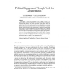 Political Engagement Through Tools for Argumentation