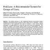 PolyLens: A recommender system for groups of user