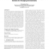 Population-based incremental learning with memory scheme for changing environments