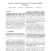 Posture Invariant Correspondence of Incomplete Triangular Manifolds
