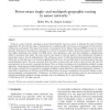 Power-aware single- and multipath geographic routing in sensor networks