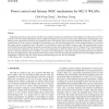 Power control and fairness MAC mechanisms for 802.11 WLANs