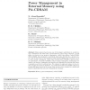 Power management in external memory using PA-CDRAM