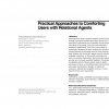 Practical approaches to comforting users with relational agents