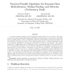 Practical Parallel Algorithms for Dynamic Data Redistribution, Median Finding, and Selection